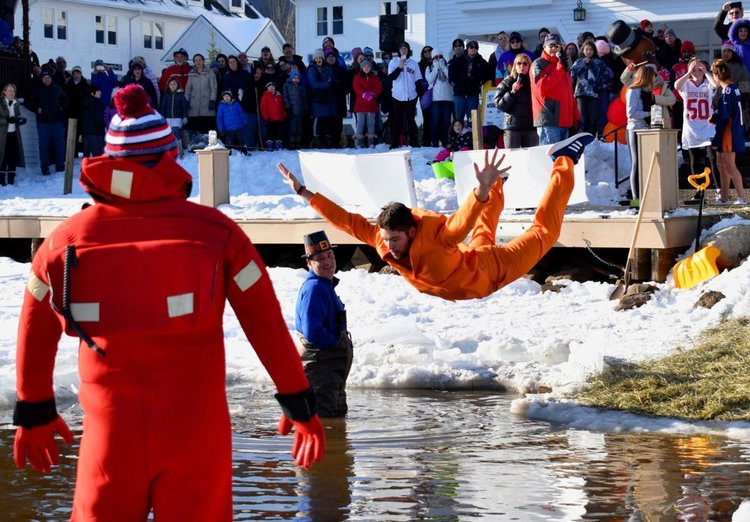 7th Annual Cold Turkey Plunge Golden Eagle Lodge